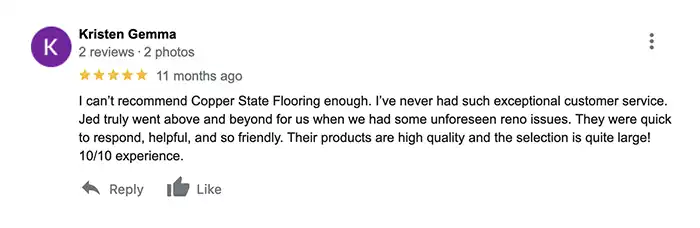 Google Copper State Flooring Review K. Gemma