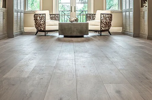 Choose from hardwood flooring options. 