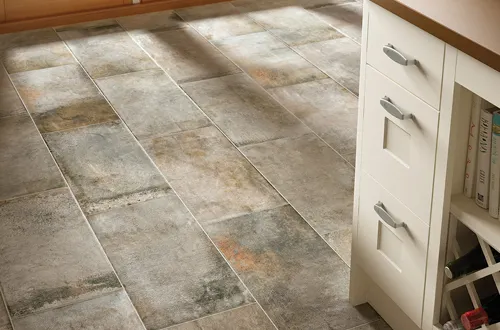 Choose from tile flooring options.